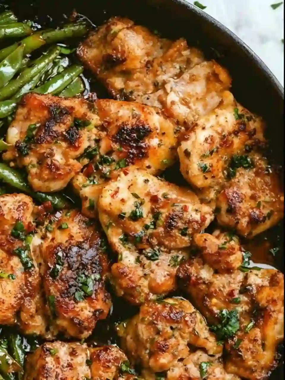 Lemon Garlic Butter Chicken and Green Beans Skillet - Balanced Nutrition with Delicious Flavors 2024!