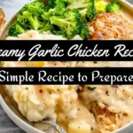 A Thumbnail for Creamy Garlic Chicken Recipe - The Warm Hug On a Plate! Tempting dish in 30 minutes