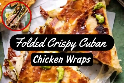 A Thumbnail for Folded Crispy Cuban Chicken Wraps - The Crispy, Juicy, & Delightful 2024 Recipe!