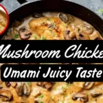 A Thumbnail for Mushroom Chicken - Umami Taste with Juicy, Soft Chicken And Delicious Mushroom 2024 Recipe!