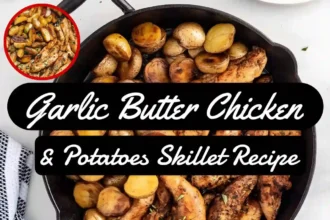 A Thumbnail for Garlic Butter Chicken and Potatoes Skillet - The Perfect Balance of Nutrition 2024!